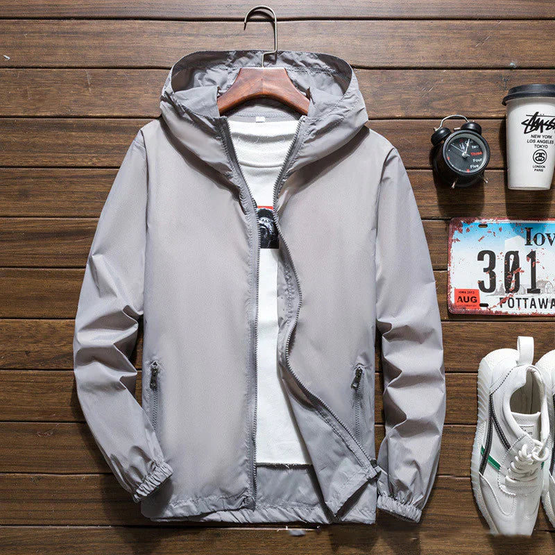 Herrjacka Vinter med Huva och Vindtåligt Design för Utomhusaktiviteter 9