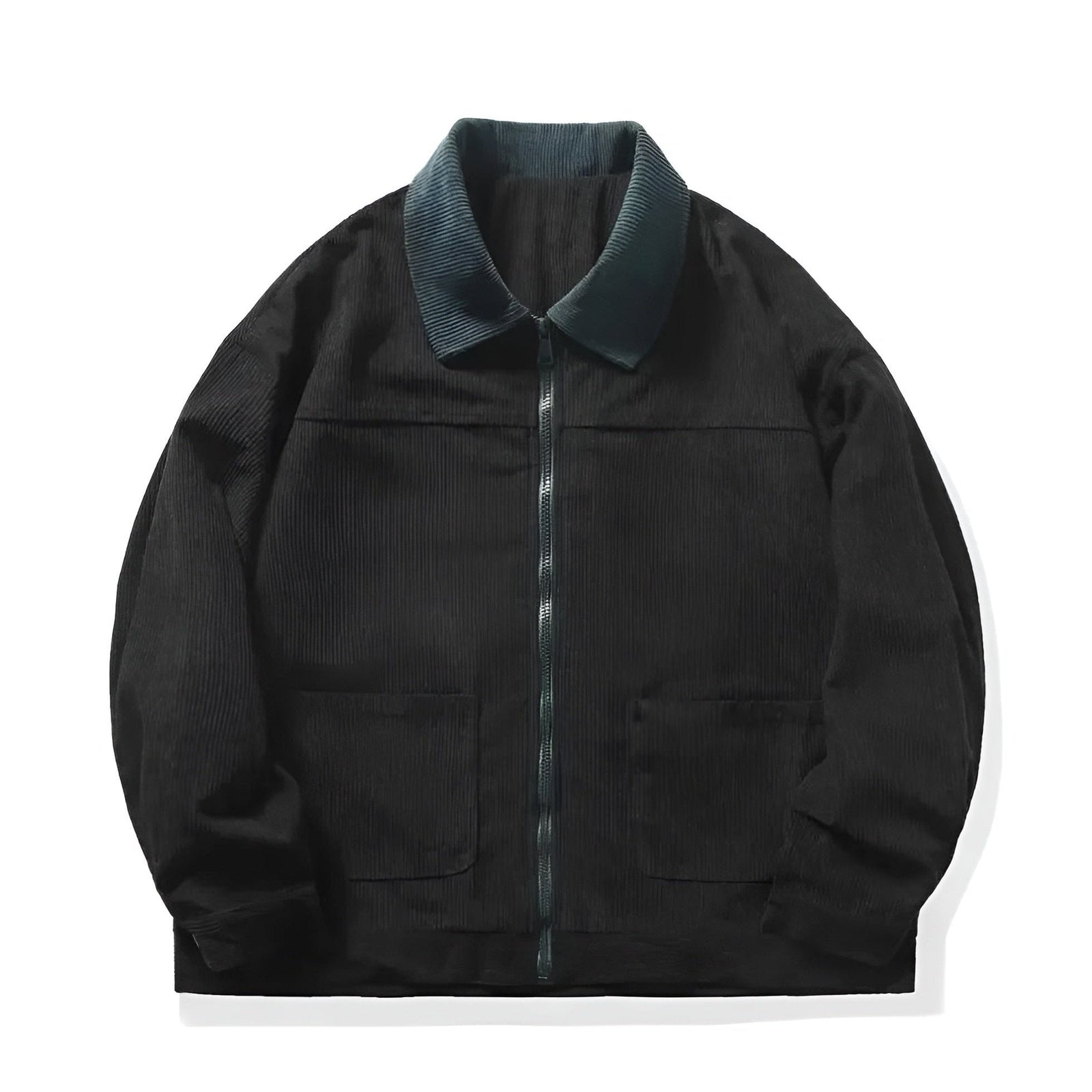 Herrjacka i Corduroy med Färgblock 4