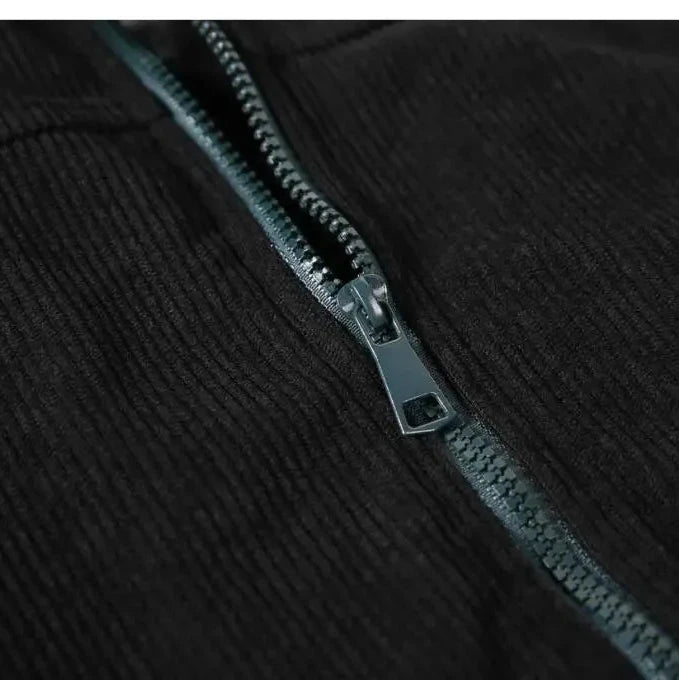Herrjacka i Corduroy med Färgblock 7