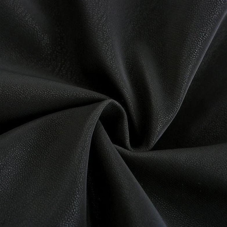 Herrjacka i PU-läder med röd kant 4