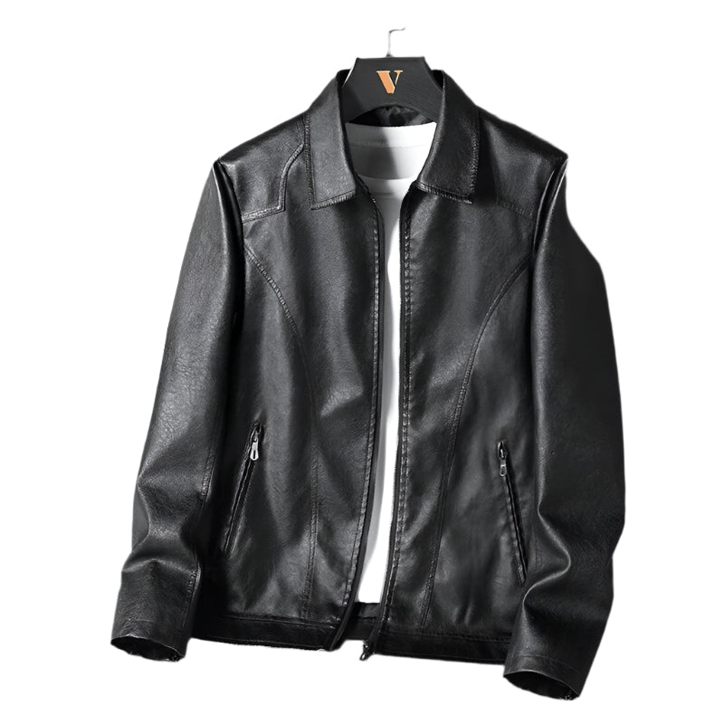 Herrskinnjacka Premium Läder 0