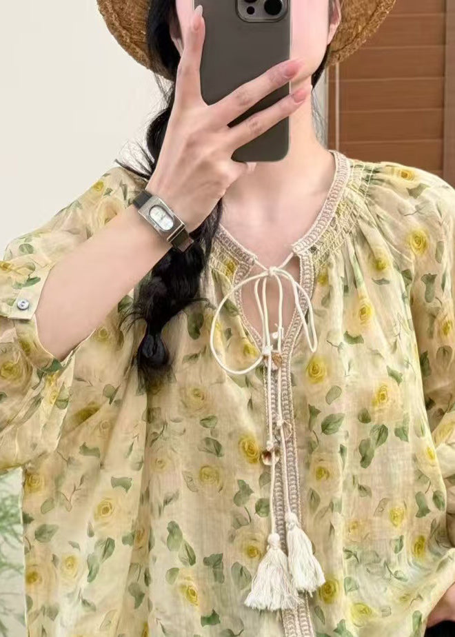 Herrskjorta Oversized med Tryck för Avslappnad Stil 4