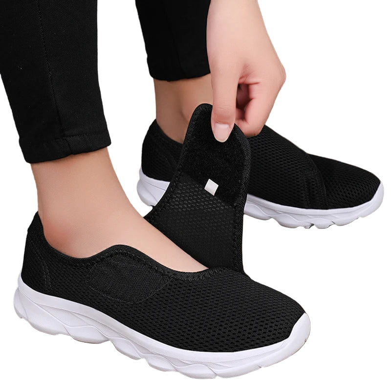 Herrskor Promenadskor för Bred Fot Mjuk Textil och Syntet 0