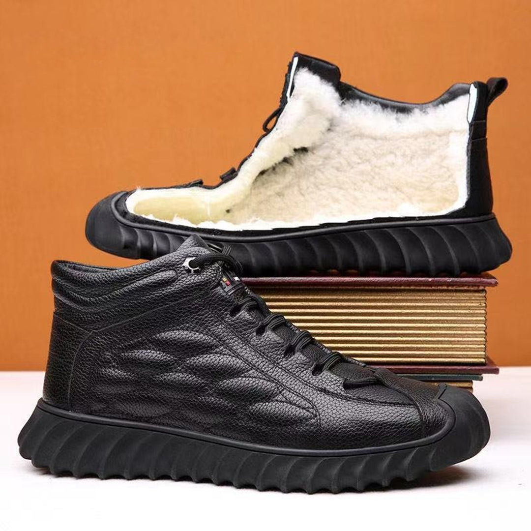 Herrskor Vinter Med Smidig Passform och Tidlös Design 3