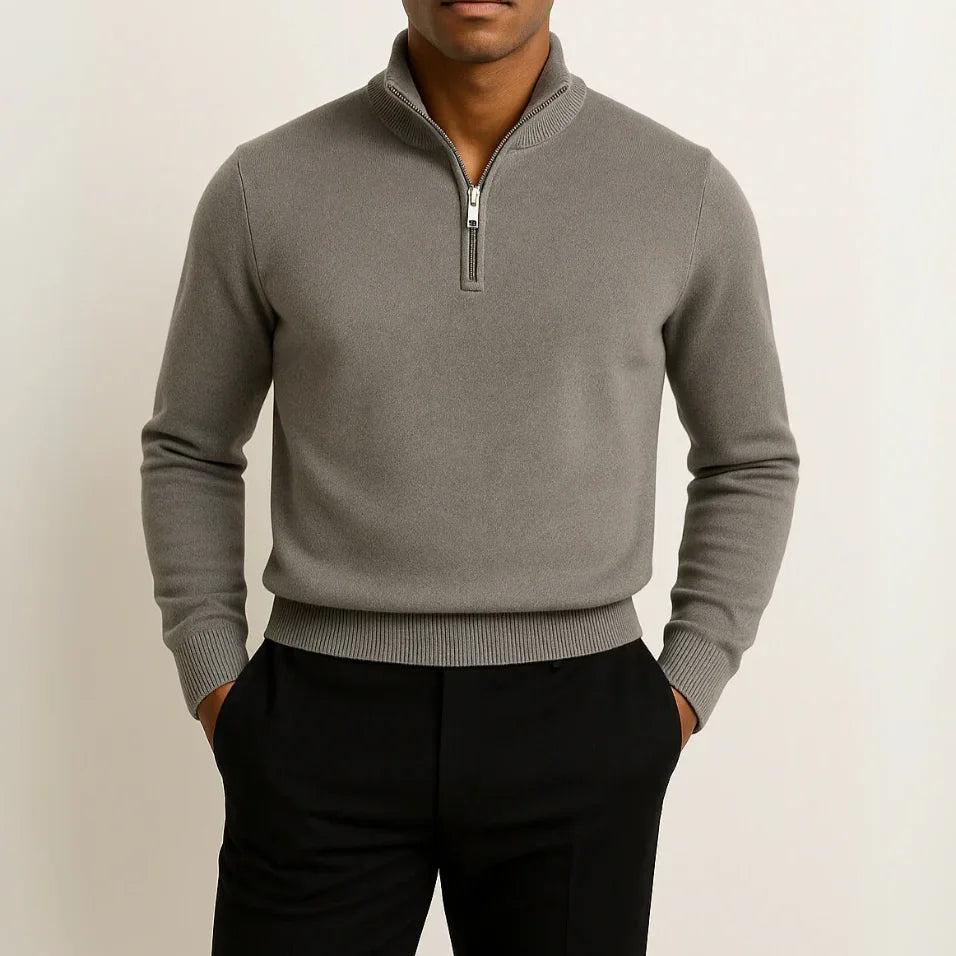 Herrtröja med Halv Dragkedja 6