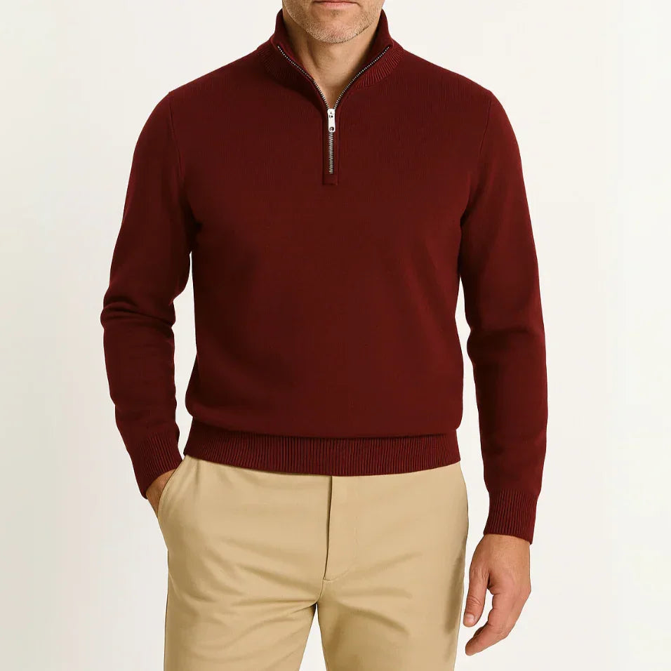 Herrtröja med Halv Dragkedja 7