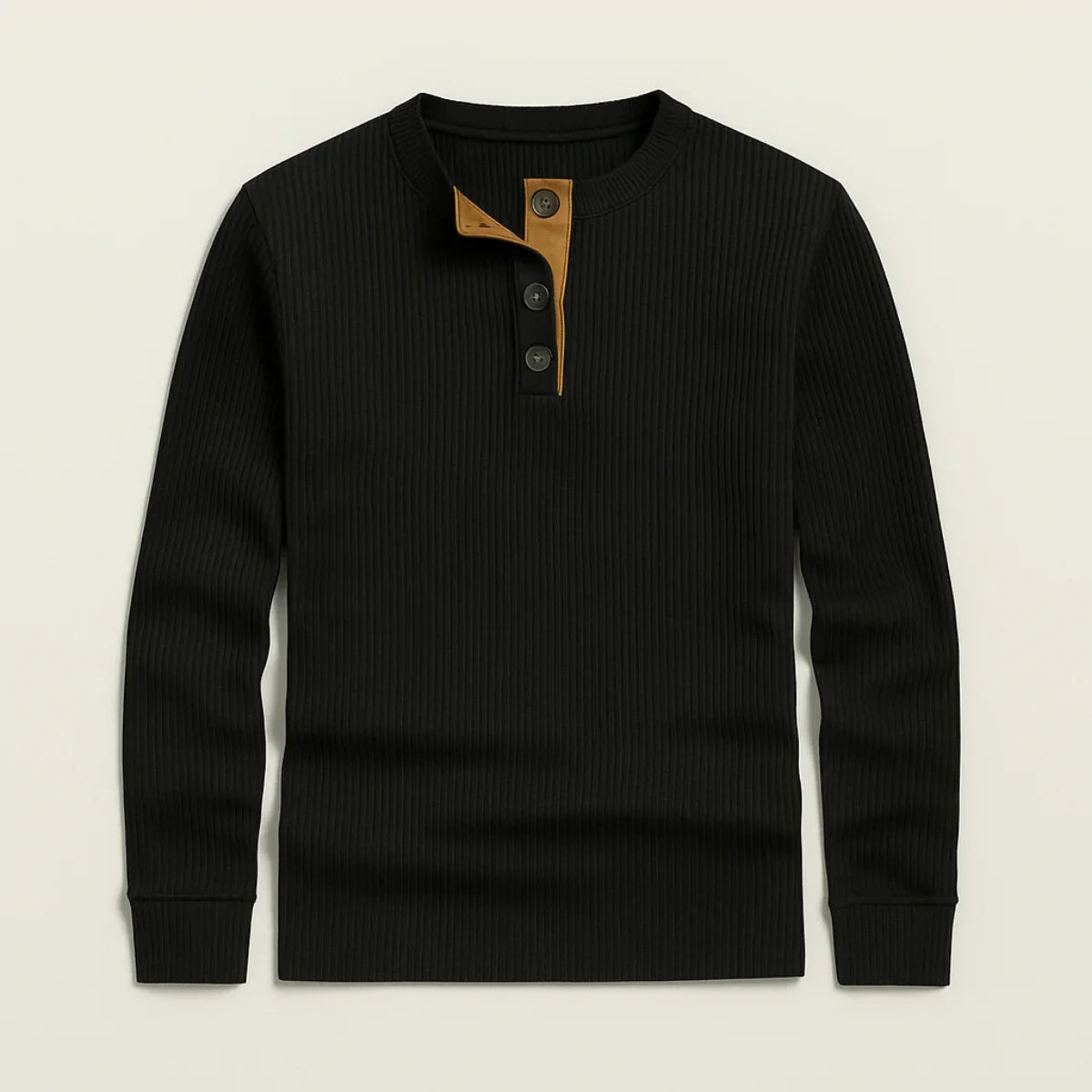 Herrtröja med Kvarts Dragkedja Klassisk Stil 7