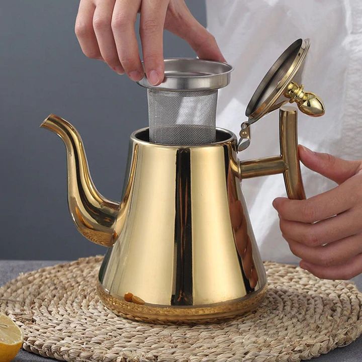 Induktions Vattenkokare 1 Liter Snabb Uppvärmning Med Inbyggt Filter 1