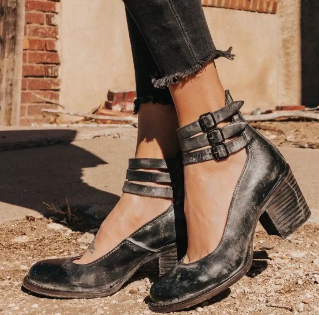 Variant image for Kvinnors Läder Sandaler Elegant Komfort-1