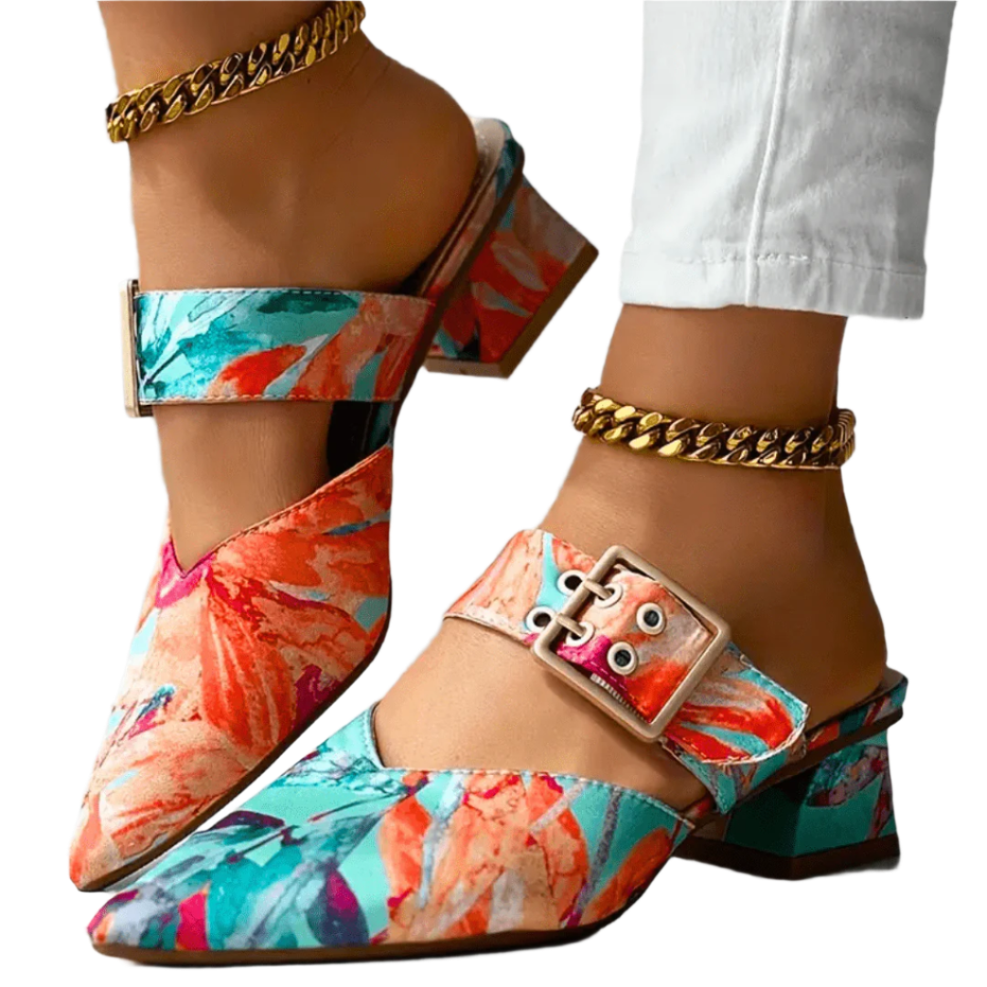 Klackskor Dam Komfortdesign Läder Stötdämpande 0