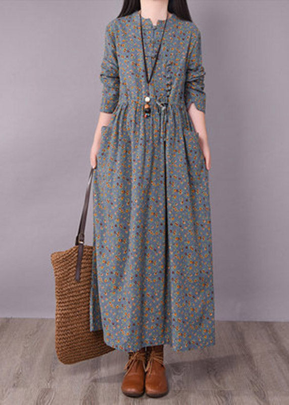 Klänning med O-Hals och Knytning i Midjan för Damer 1