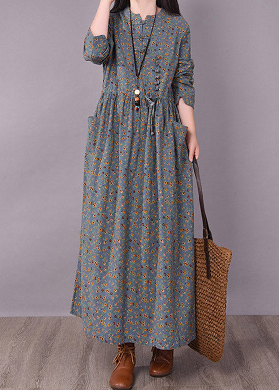 Klänning med O-Hals och Knytning i Midjan för Damer 2