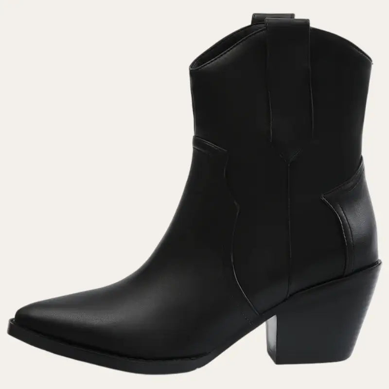 Korta Cowboylaarzen Modern Westernstil Imitationläder 1