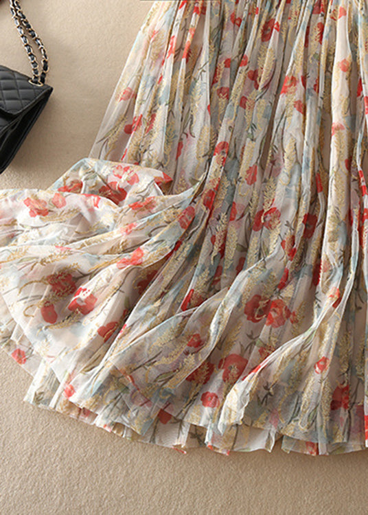 Kvinna Tulle Kjol Med Dragkedja 3