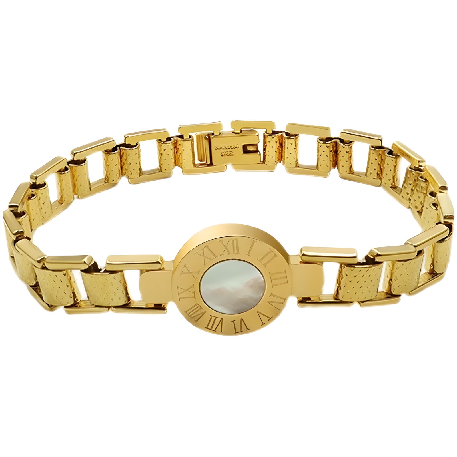 Kvinnors Armband Geometriskt Mönster med Romerska Siffror 4