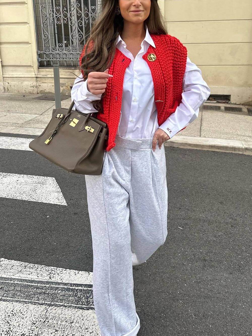 Kvinnors Ärmlös Cropped Cardigan med Fickor 6