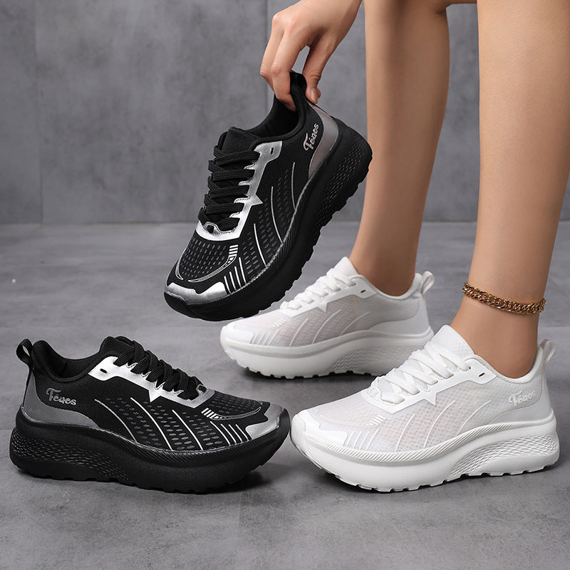 Kvinnors Fritidssneakers Ventilerande Design 1