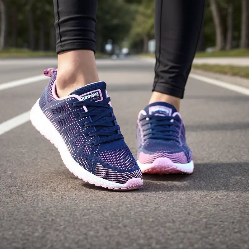 Kvinnors Gångskor Lätta Andningsbara Material 7