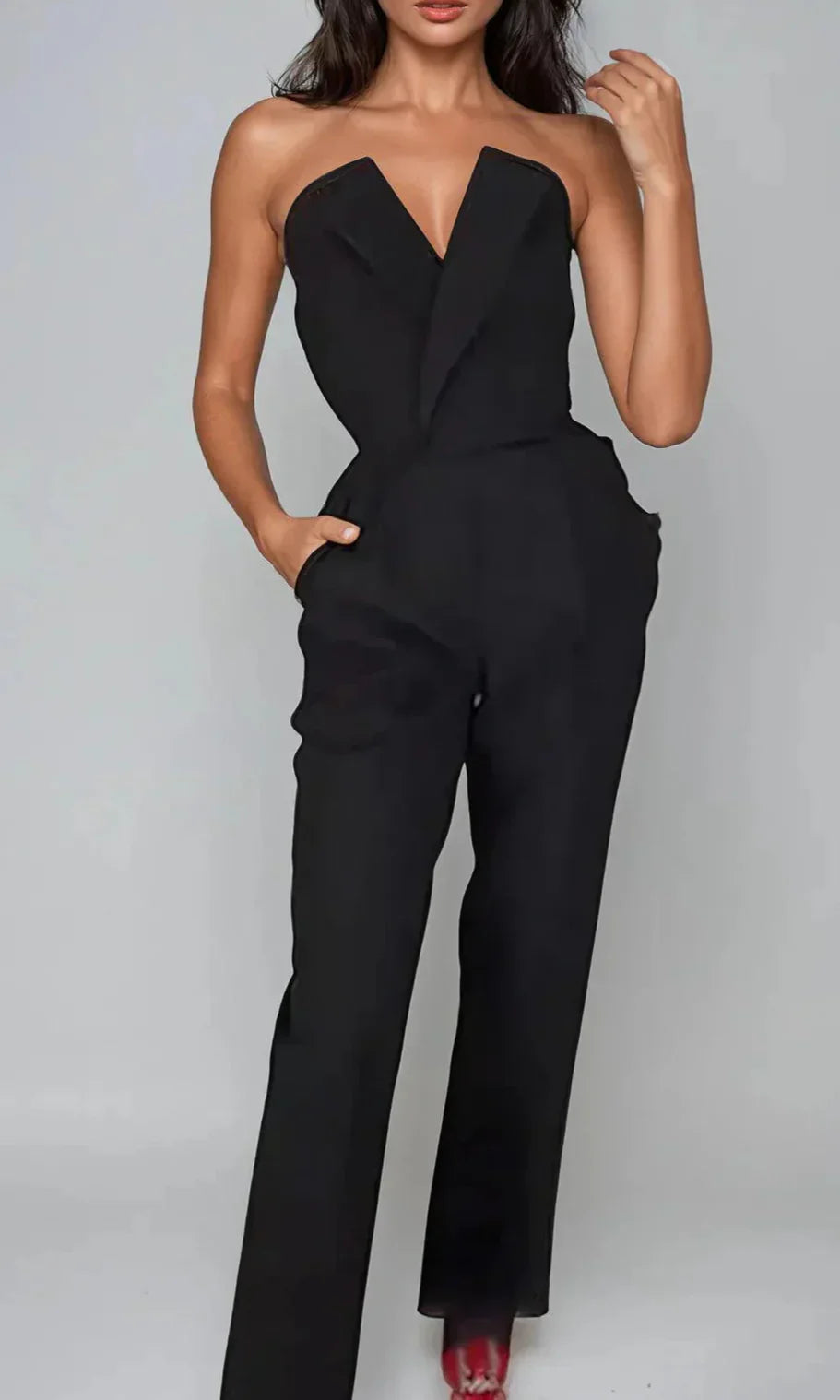 Kvinnors Jumpsuit Professionell Stil 2