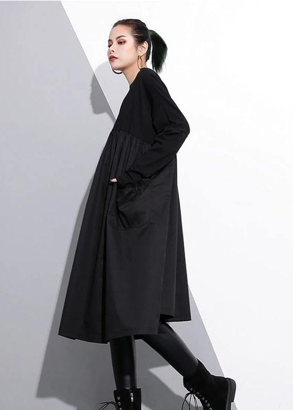 Kvinnors Klänning med O-ringad Hals och Cinchad Midja 6