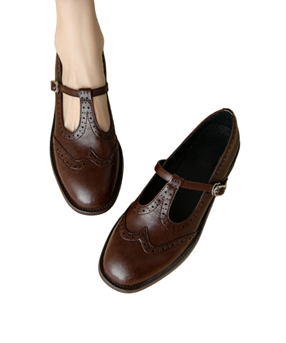 Kvinnors Loafers Splicing 4