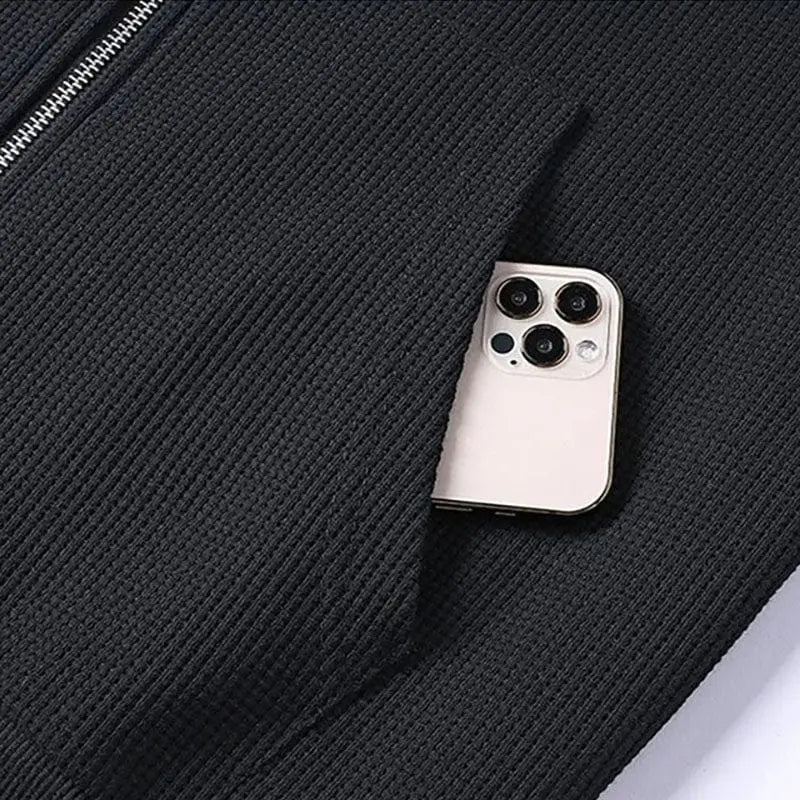 Kvinnors Loungewear-set Våffelstickat Trendigt 6