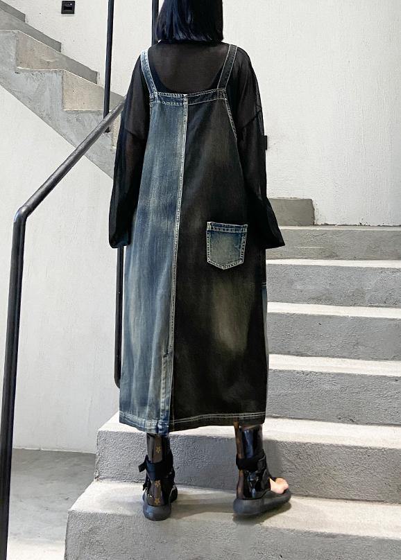 Kvinnors Maxiklänning med Ärmlösa Fickor 3