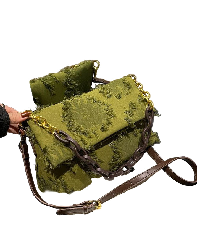 Kvinnors Messenger Bag Med Kedja Och Tofsar 0