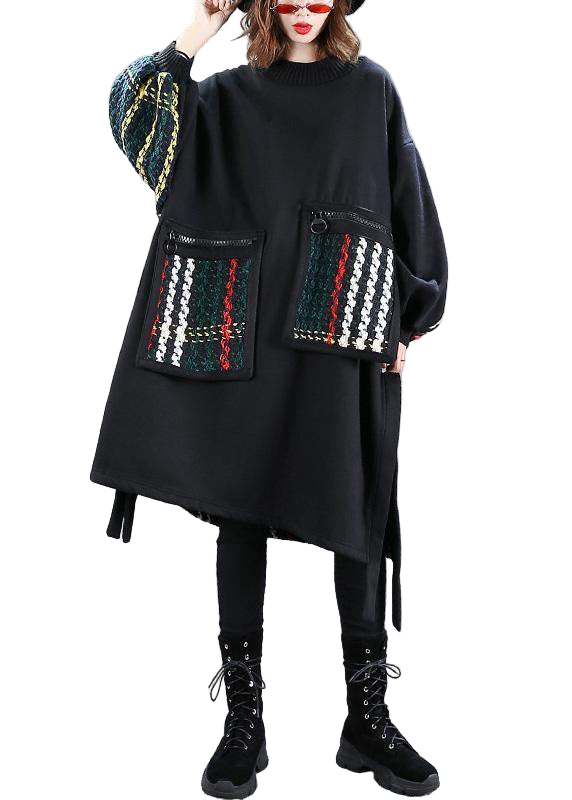 Kvinnors Överdimensionerad Klänning med Sidoöppning 0