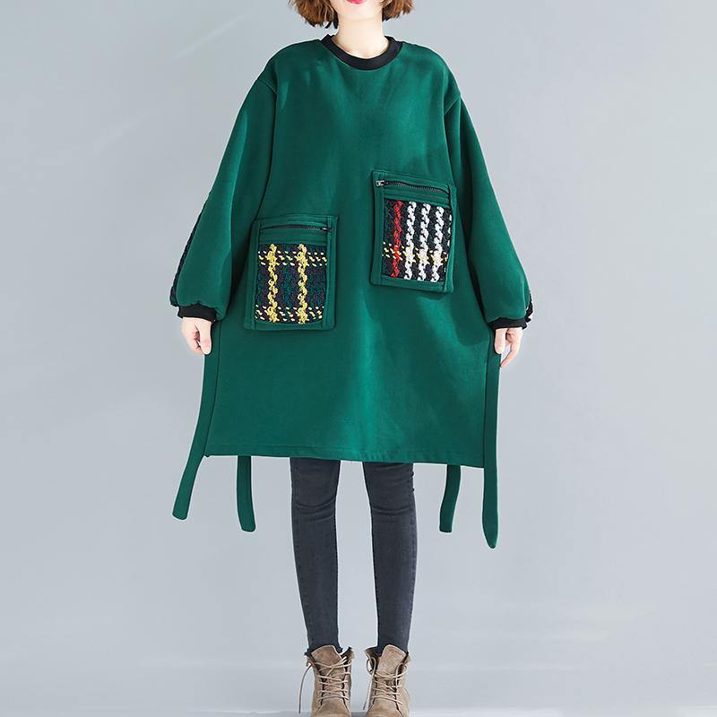 Kvinnors Överdimensionerad Klänning med Sidoöppning 5