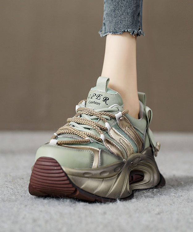 Kvinnors Plattform Skor med Korsrem Modern Stil 1