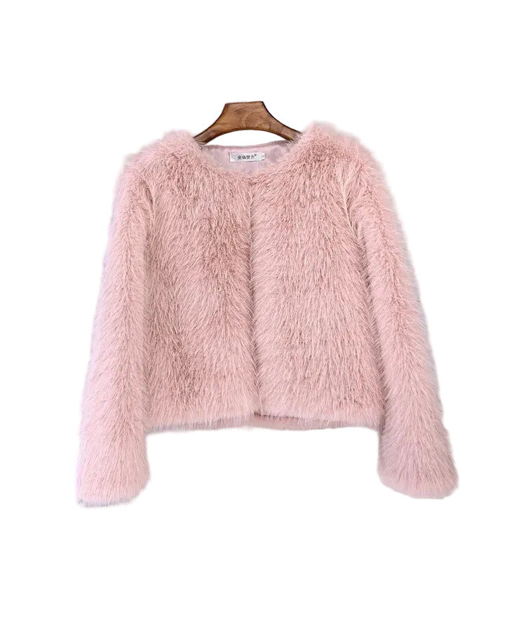 Kvinnors Plyschjacka Fodrad Design 0