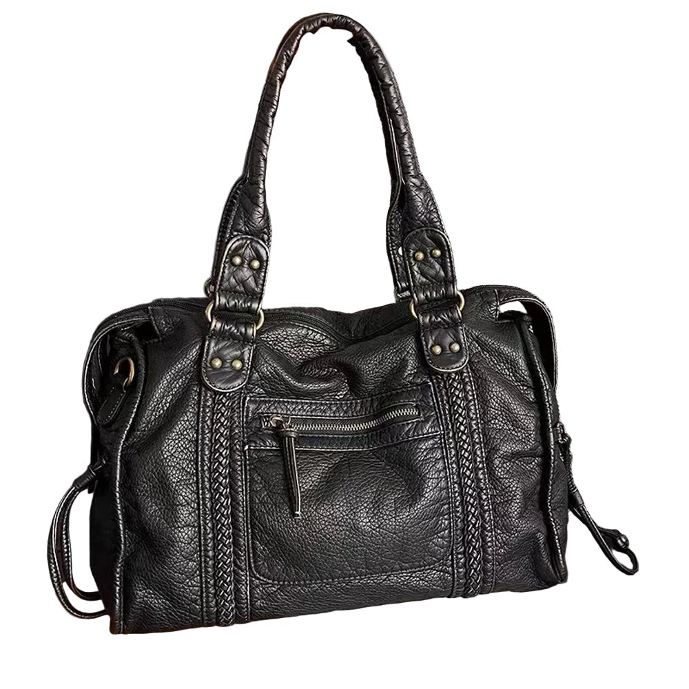 Kvinnors Skolhandväska Retro Stil 0