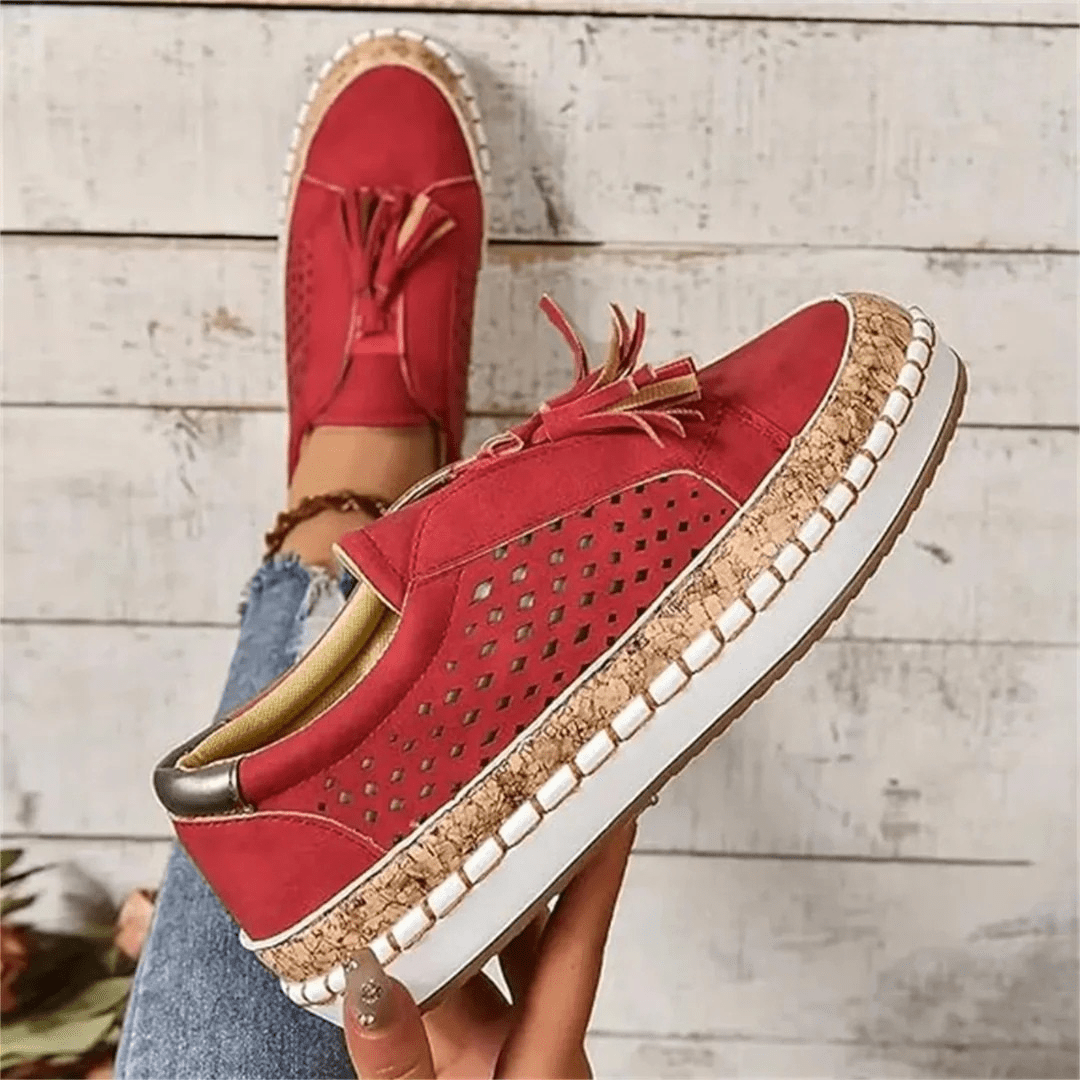 Kvinnors Slip-On Loafers Casual Stil 5