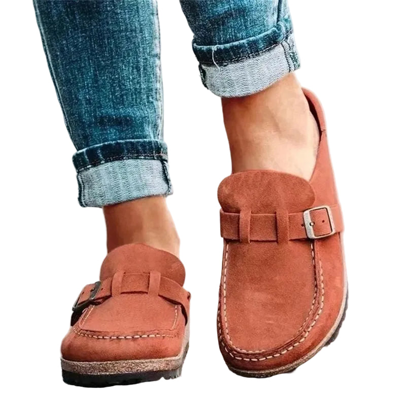 Kvinnors Slip-Ons med Plattformssula och Justerbar Spännesrem 0