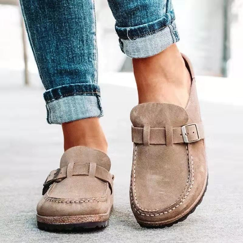 Kvinnors Slip-Ons med Plattformssula och Justerbar Spännesrem 2
