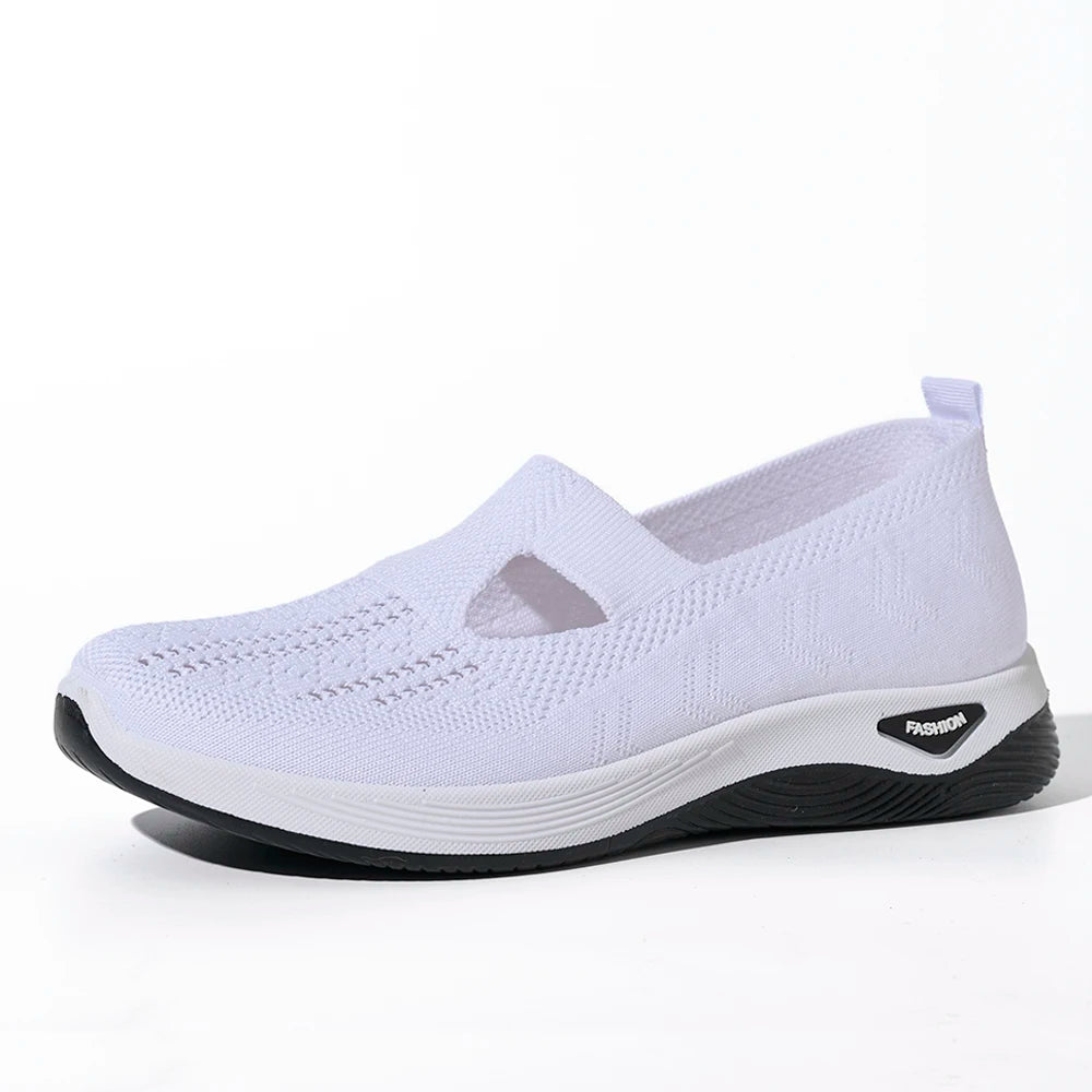 Kvinnors Sneakers Mesh Andningsbara Causal Skor 7