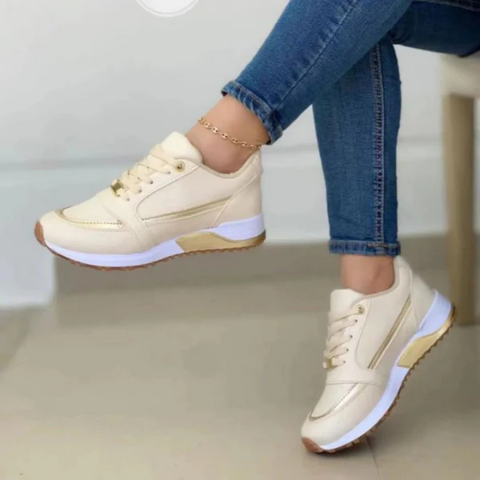 Kvinnors Sneakers Tidlös Design Komfortabel 3