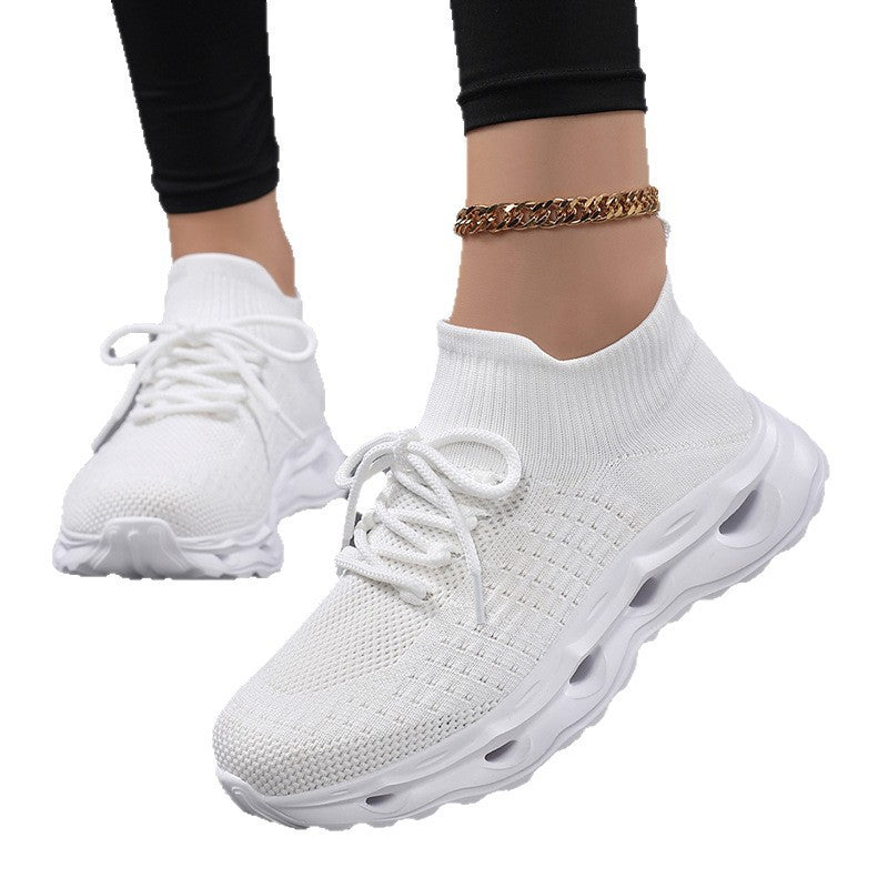 Kvinnors Sportsneakers med Elastiskt Skaft Modern Design 5