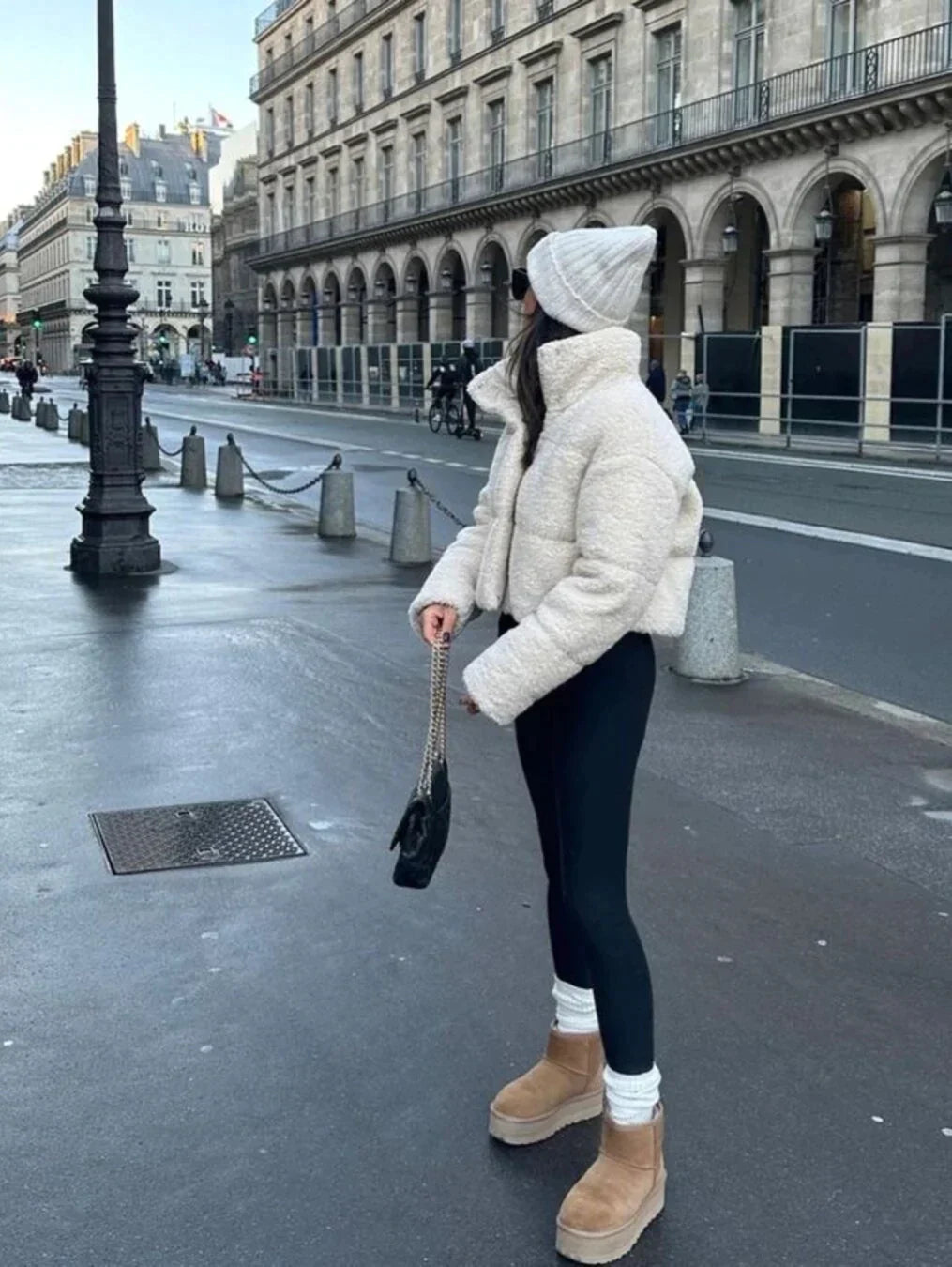 Kvinnors Stövlar Klumpiga Plattformssulor Trendig Design 4