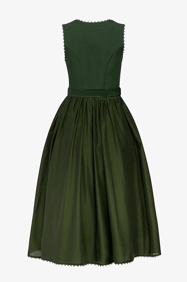 Kvinnors Trachtenklänning Traditionell Alpinstil 100% Bomull 2