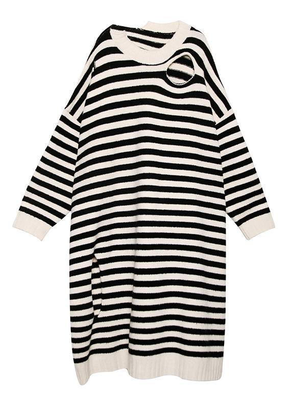 Kvinnors Tröja med Randig Design 4