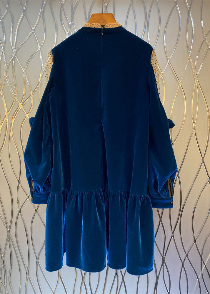 Kvinnors Tyll Patchwork Klänning 1