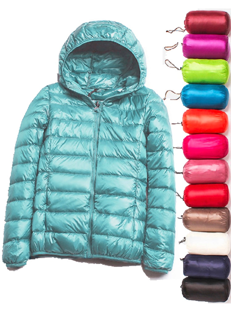 Kvinnors Ultralätt Jacka Med Justerbara Detaljer 1