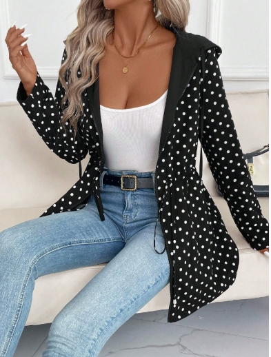 Kvinnors Vändbar Kappa Med Leopardtryck 3