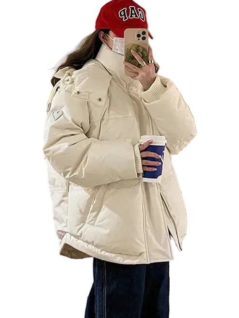 Kvinnors Vinterjacka med Huva 0