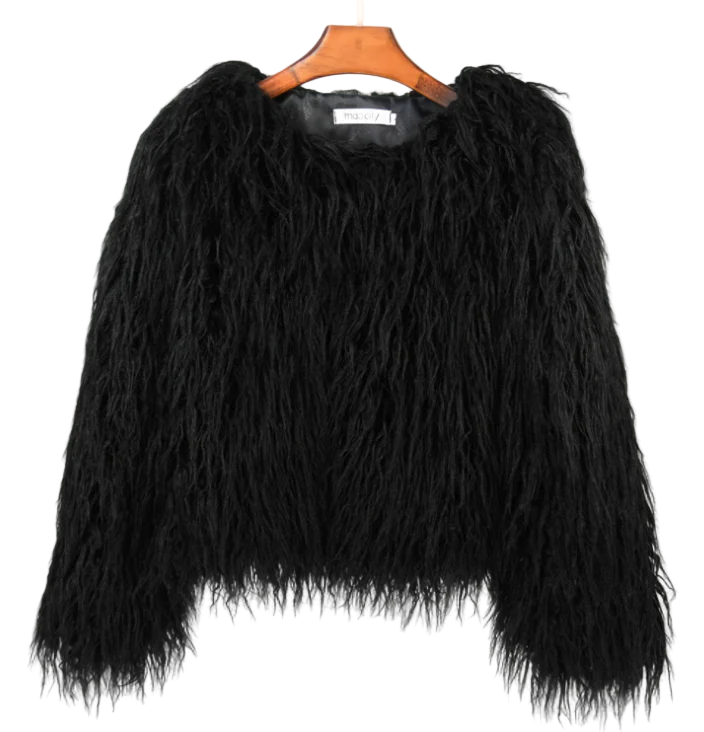 Kvinnors Vinterkappa Dubbelknäppt 0