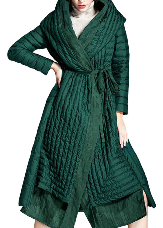 Kvinnors Vinterkappa med Fickor och Tryck 0