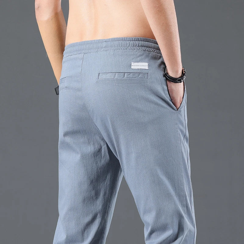 Mäns Byxor Slimmad Stil 8