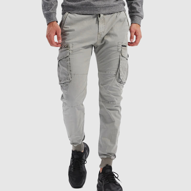 Mäns Cargo Jogger-byxor Slim-Fit Modern Design 2